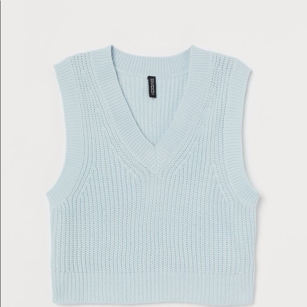 Baby Blue Sweater Vest H&M